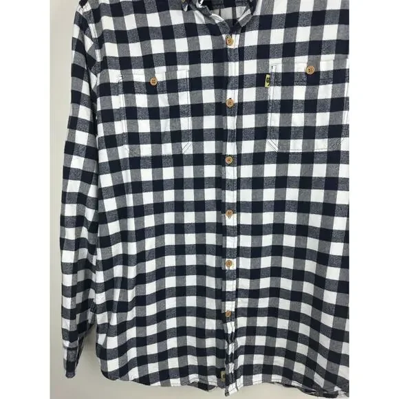 Buffalo Jackson Waxhaw Buffalo Plaid Flannel Shirt Plaid Button Down Mens XL - Picture 3 of 15